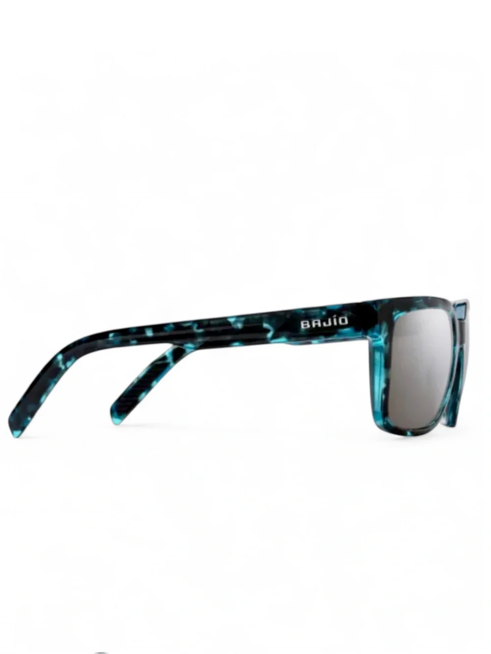 Bajio Paila Polarized Fishing Sunglasses Blue Tortoiseshell Gloss Large Frame